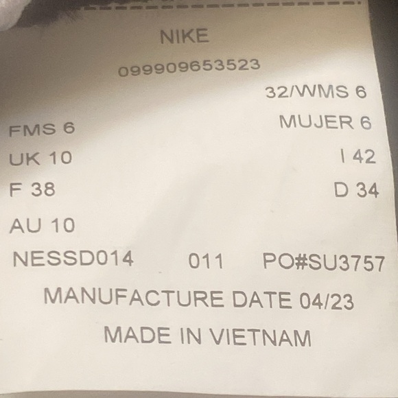 Nike Hydra Strong Muti Print Spider Back One Piece Swimsuit Size W 6 (32) NWT - Picture 9 of 15